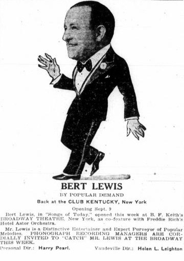 Bert Lewis - Variety 9-9-25
